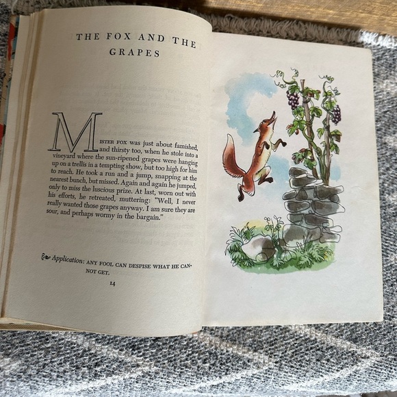 1947 Children's Book Aesop's Fables, Fritz Kredel, Published Grosset & Dunlap - Picture 9 of 16